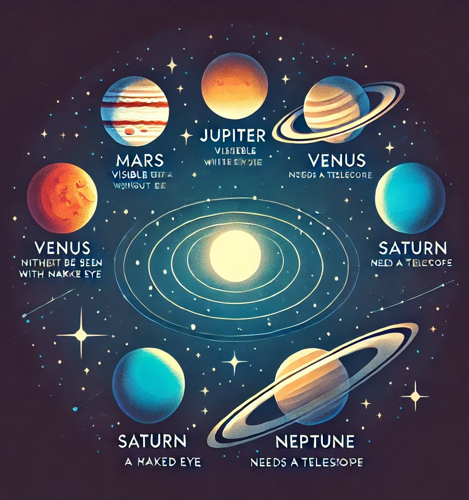 Planetary alignment on January 21, 2025